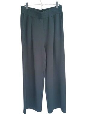 NEW VARLEY Doublesoft Extra Wide Leg Pant - 29.5 in black